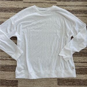 Vuori Women's Classic White Crew Neck Sweater